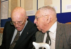 Oud WSM-ers, samen bijna 200 jaar oud.