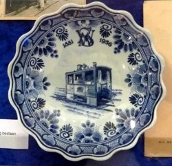 De jubileumschaal ter gelegenheid van 75 jaar W.S.M. in 1956.